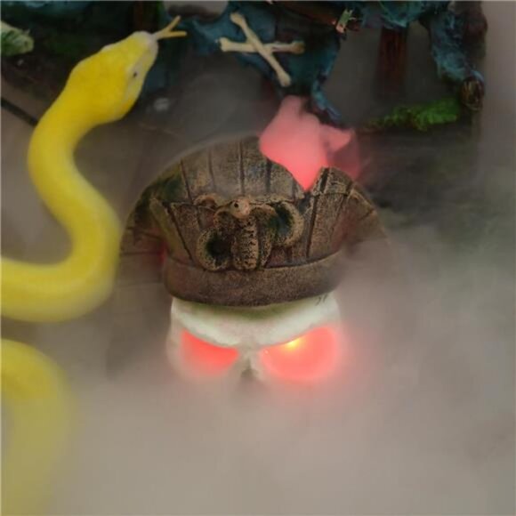 Adjustable Mist Maker with LED and Splash Guard, Fogger Water Fountain Machine - Picture 6 of 8